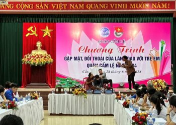 Chương trình Gặp mặt, đối thoại của lãnh đạo với trẻ em quận Cẩm Lệ năm 2024