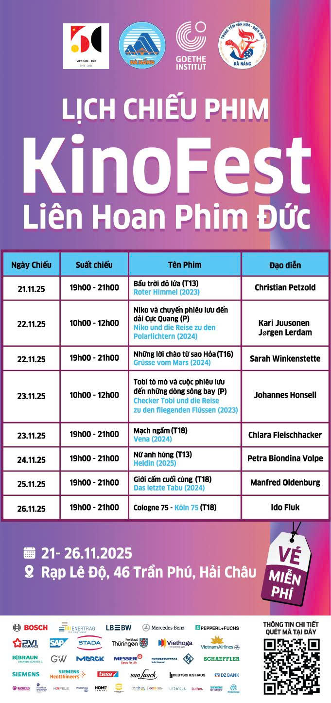 LIÊN HOAN PHIM ĐỨC – KINOFEST 2025 TẠI ĐÀ NẴNG