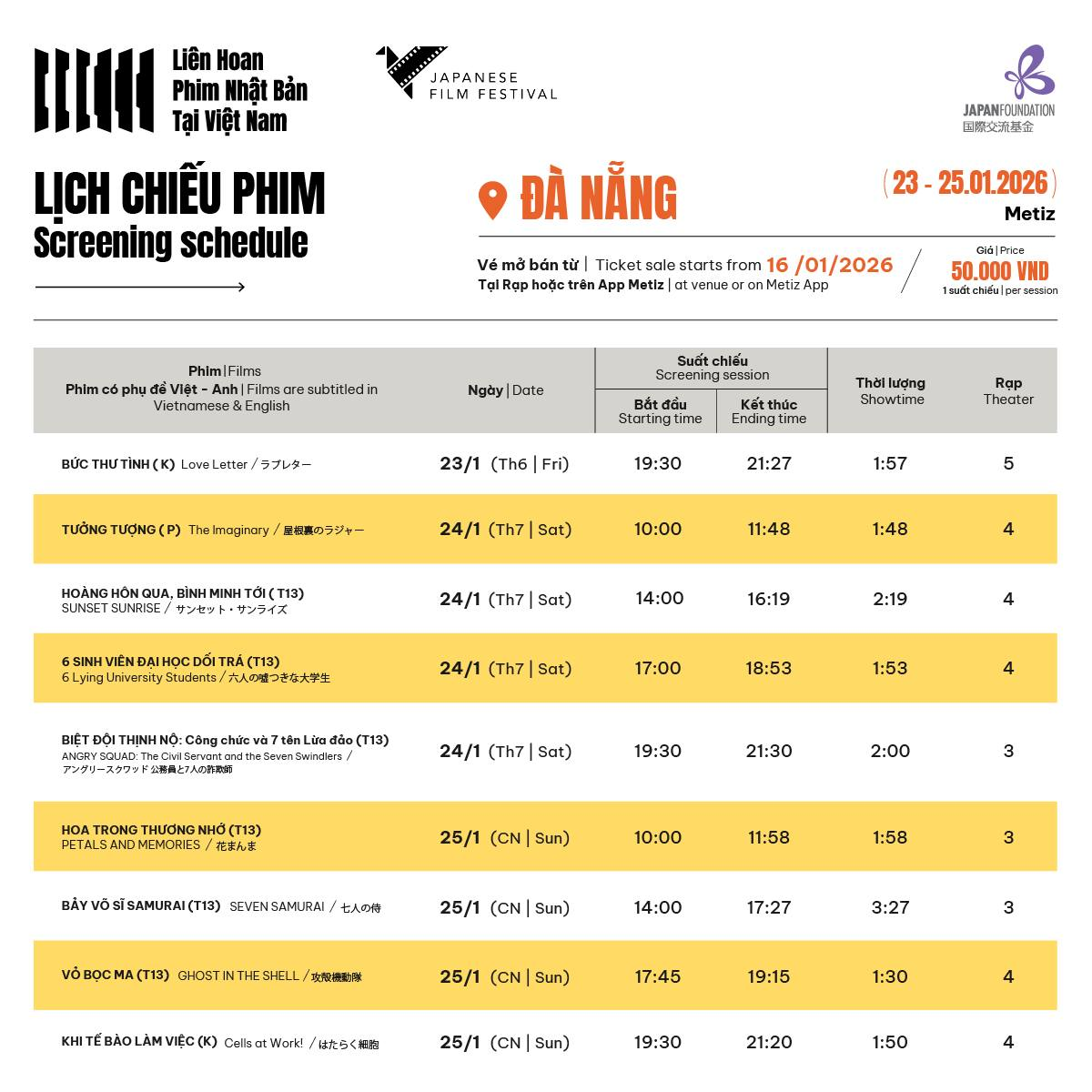 Liên hoan phim Nhật Bản tại Việt Nam năm 2025